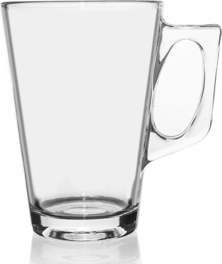 Verre résistant et anse confortable