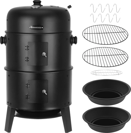 Plus d’espace : 2 grilles chromées et 8 crochets