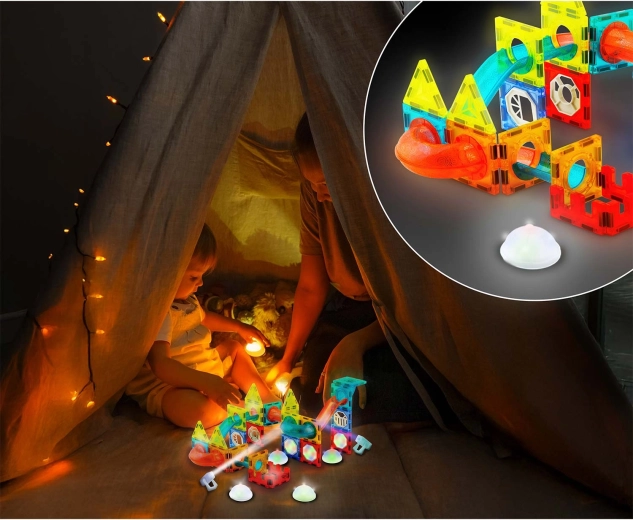 Constructions lumineuses et effets de lumière