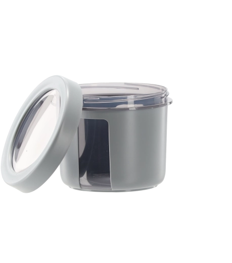 Forme ronde compacte pour un rangement facile