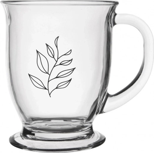 Décor feuille élégant et forme intemporelle