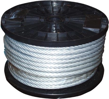 Câble en acier gainé de PVC, galvanisé, 2/3 mm, 200 m