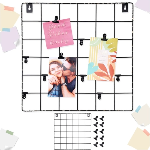 10 pinces pour photos, notes et cartes postales