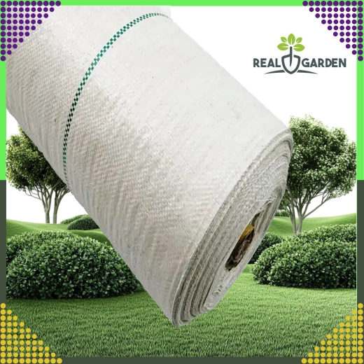 Agrotextile blanc 70 g/m² 1,6 × 100 m anti-mauvaises herbes + ancres UV