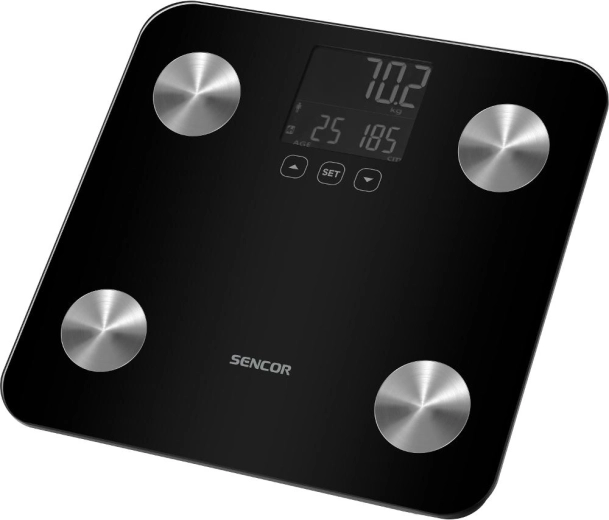 Pèse-personne fitness personnel Sencor SBS 6026BK