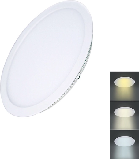 Solight mini panneau LED CCT encastrable rond 6 W