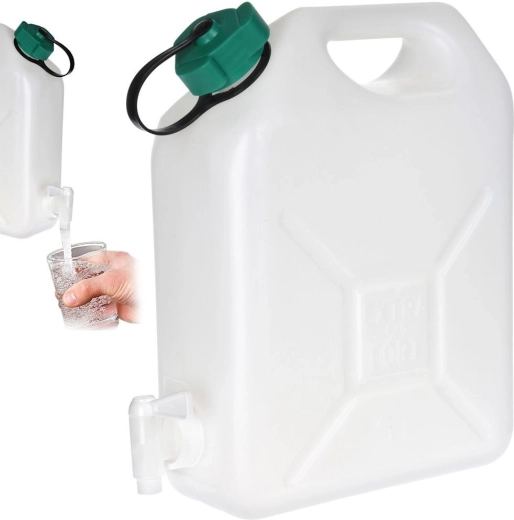 Bidon d’eau avec robinet 5 L
