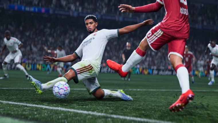 Action footballistique sur PlayStation 5