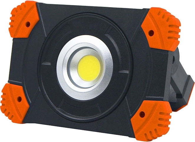 Projecteur LED portable rechargeable Solight 10 W 1000 lm orange-noir