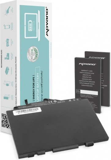 Batterie Movano SN03XL pour HP EliteBook 725/820 G3 (4000 mAh, 44 Wh)