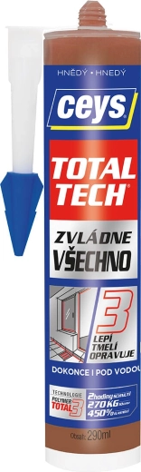 Colle et mastic universels Total Tech 290 ml Ceys – Marron