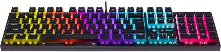 Rétroéclairage RGB « pudding » pour une visibilité maximale