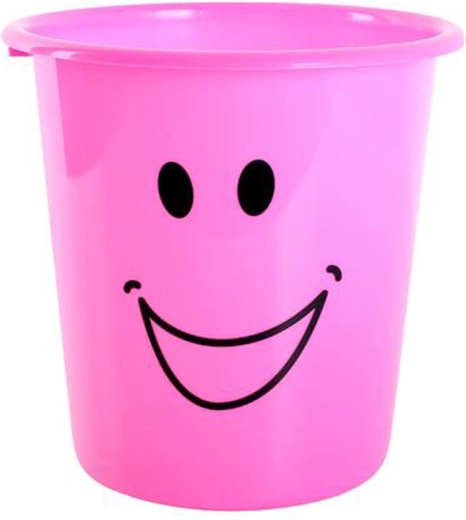 Corbeille à papier en plastique TORO 6,4 l Smiley