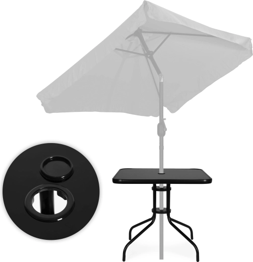 Trou pratique pour parasol de 4,5 cm