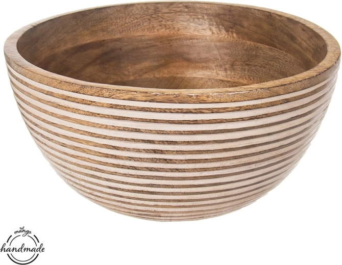 Bol en bois de manguier 25 cm, 3 l