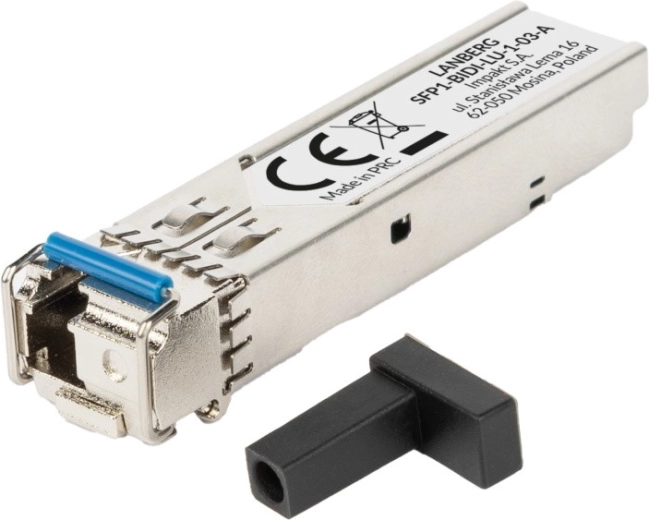 Module optique SFP BIDI A 1,25 Gb/s jusqu’à 3 km, 1310/1550 nm, simplex LC/UPC