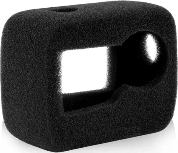 Bonnette anti-vent Puluz pour DJI Osmo Action 5 Pro/4/3 (noire) - 1 pièce