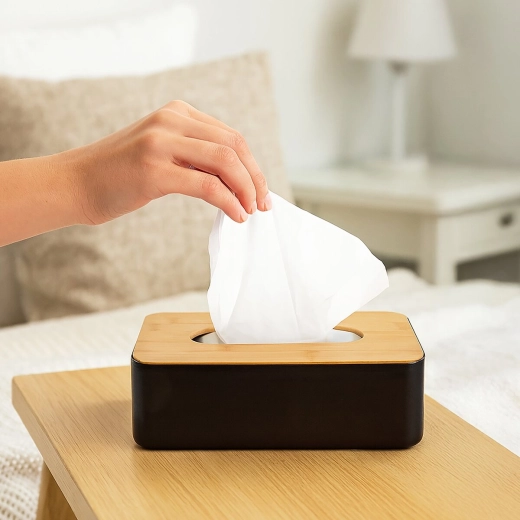 Retrait pratique des mouchoirs un par un