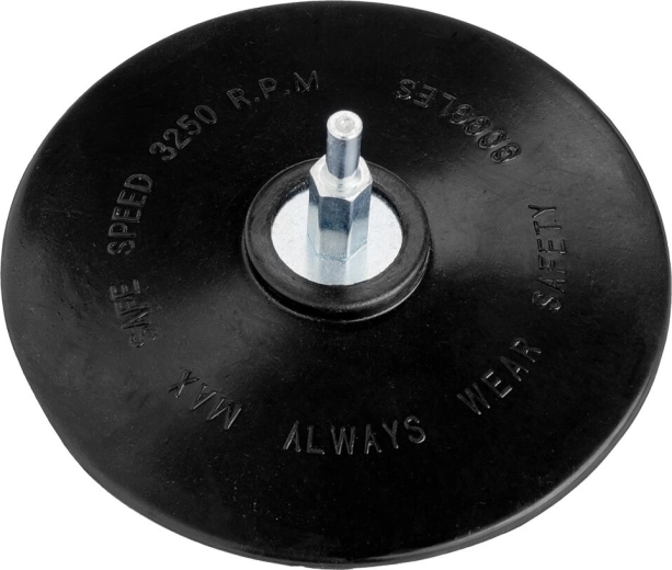 Plateau support pour papier abrasif 125 mm avec serrage à vis