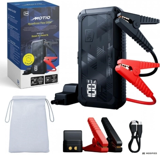 3MK Motio HyperBoost Flow démarreur portable 1500 A avec batterie externe