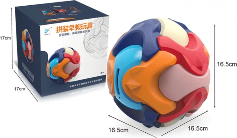 Cochon tirelire, puzzle, boule ronde 3D