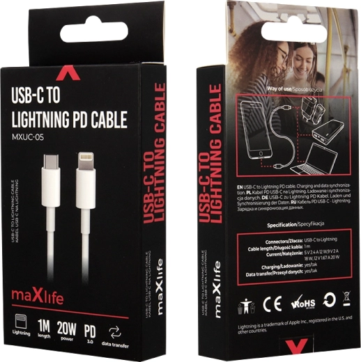 Charge rapide Power Delivery 20 W