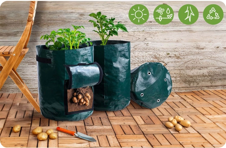 Matériau PE respirant avec drainage