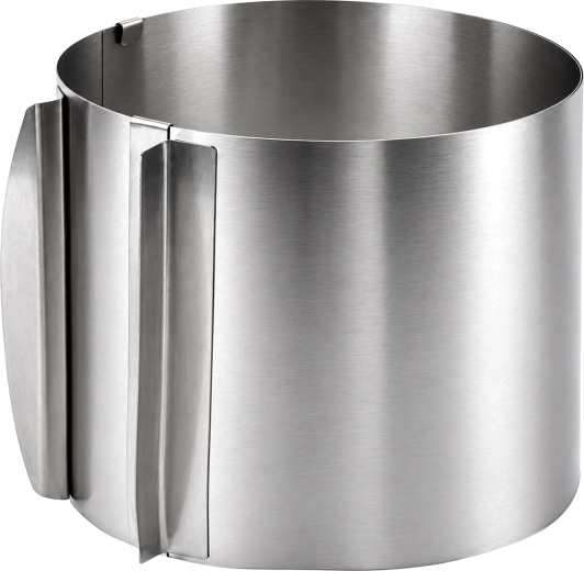 Cercle à pâtisserie réglable Zortiva 16–30 cm, hauteur 15 cm