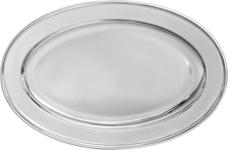 Plateau de service en acier inoxydable 30 × 20,5 cm