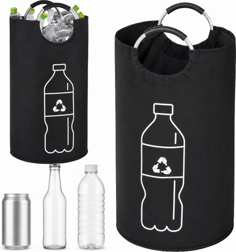 Sac XXL pour le tri des bouteilles consignées et des canettes avec poignées, 82 l