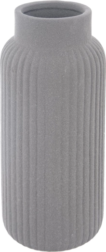 Vase en porcelaine gris 24,5 cm