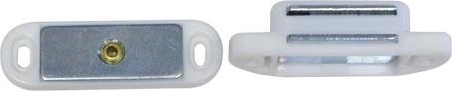 Loquet magnétique blanc, 50 pcs