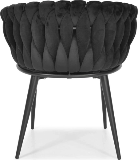 Dossier tressé comme élément design dominant