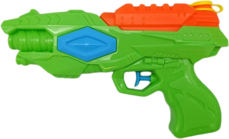 Pistolet à eau 23 cm vert - 1 pièce