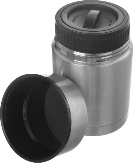 Large ouverture pratique et couvercle servant de bol