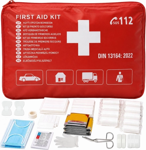 Trousse de premiers secours pour voiture Europa DIN 13164 - 1 pièce
