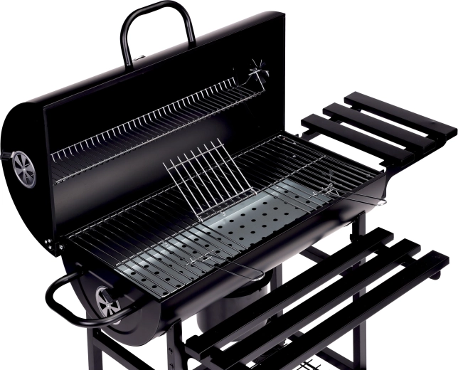 Grande surface de cuisson et grille de maintien au chaud pratique