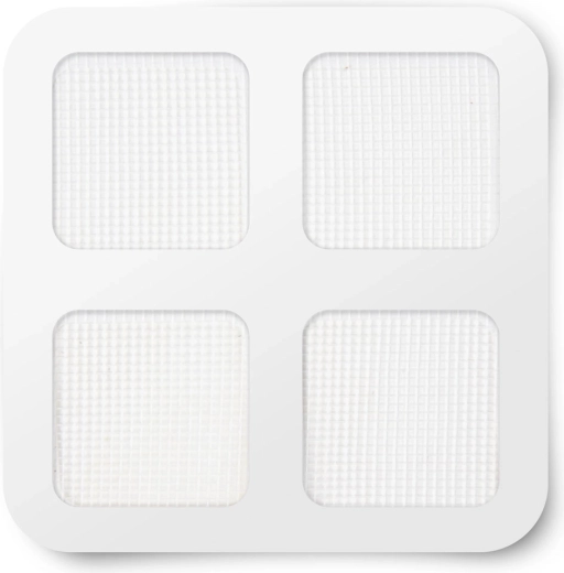 Patchs adhésifs de réparation pour moustiquaire blancs 10 × 10 cm, 4 pièces