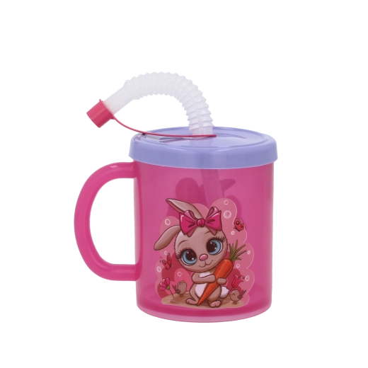 Paille intégrée avec capuchon hygiénique