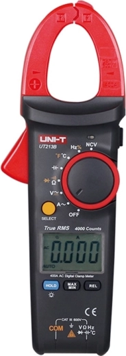 Pince multimètre numérique Uni-T UT213B True RMS 400 A avec mesure de température