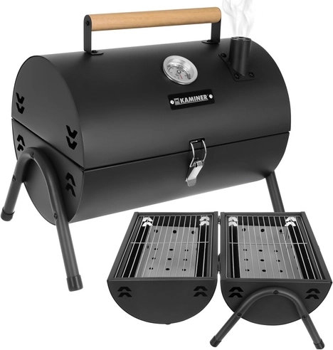 Deux grilles et deux bacs pour une chaleur uniforme