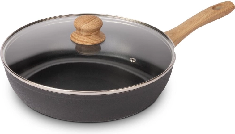 Poêle Lamart Natur avec couvercle, 28 cm