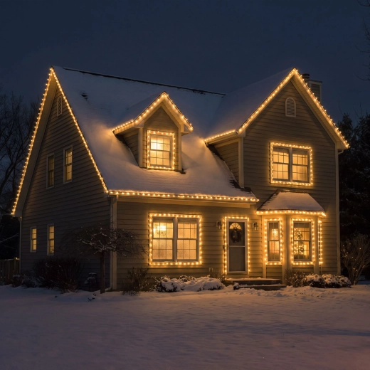 Éclairage pour la maison et la façade