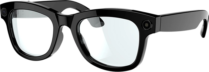 Lunettes intelligentes Zeblaze AI avec verres transparents et caméra 1080p