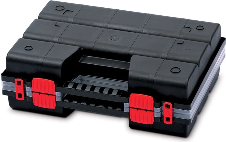 Organisateur en plastique NOR DUO 39 × 29 × 13 cm, séparables, compartiments personnalisables