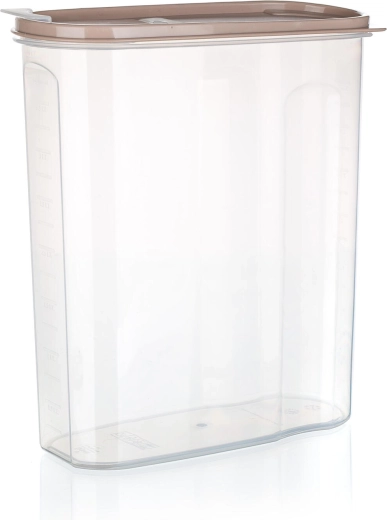 Boîte pour aliments secs Riva 4 l avec couvercle à ouverture