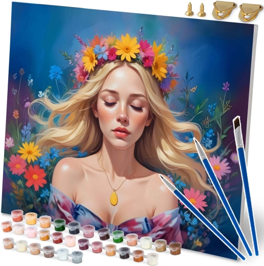 Peinture par numéros 40×50 cm – portrait de femme