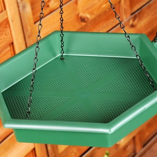 Mangeoire avec fond drainant – la nourriture reste sèche