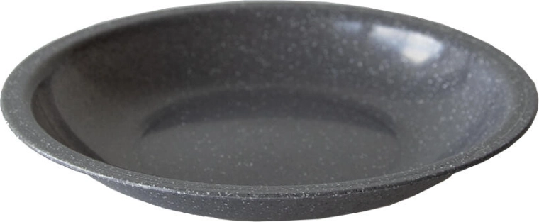 Assiette creuse 23 cm PH Stone, aspect granit