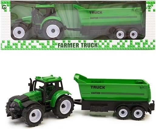 Tracteur avec remorque - 1 pièce